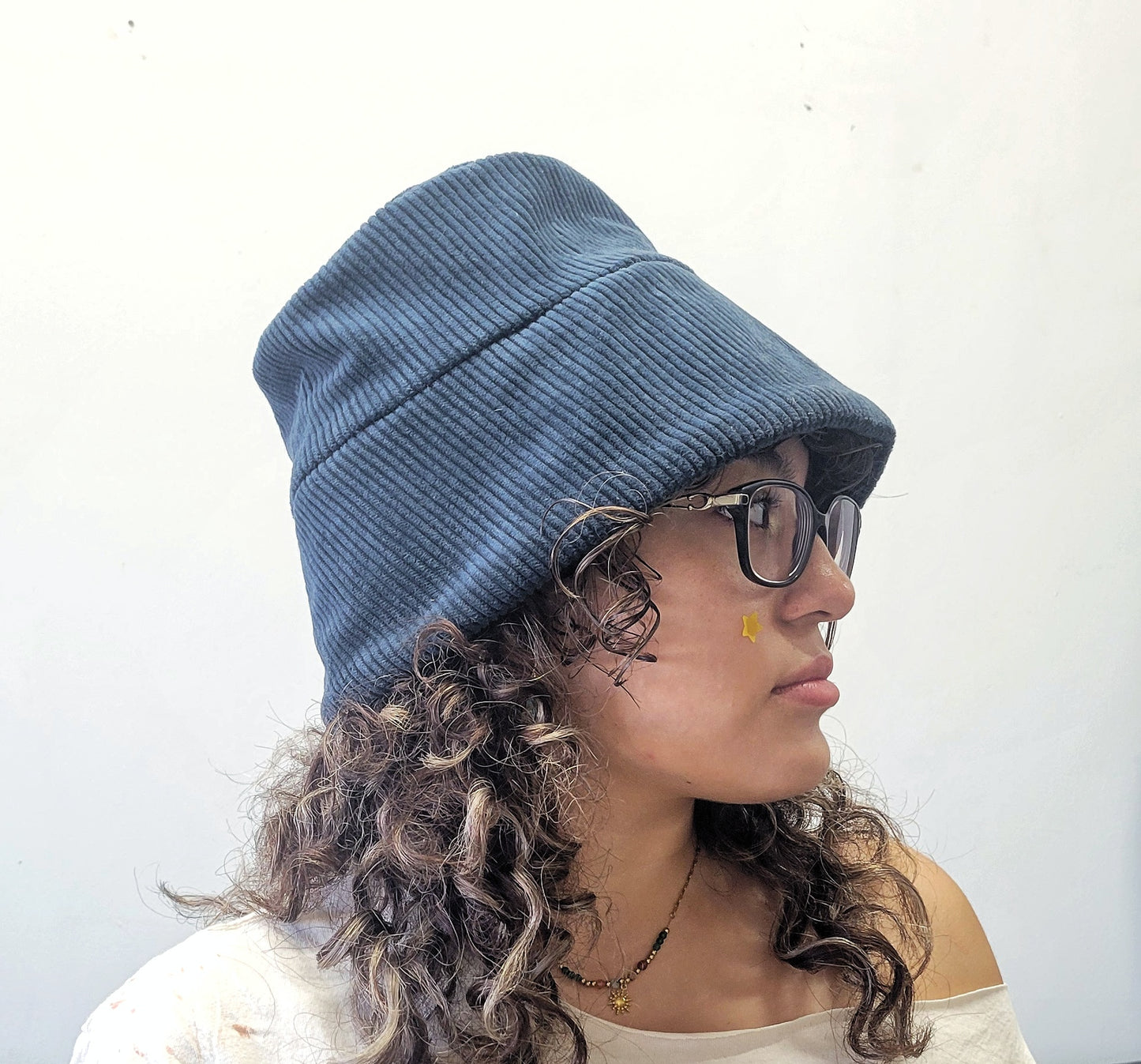 Bucket Hat, Blue, Green, Grey Corduroy Hat, Unisex Hat, Vintage Inspired Hat, Fall Accessories, The Emy Hat
