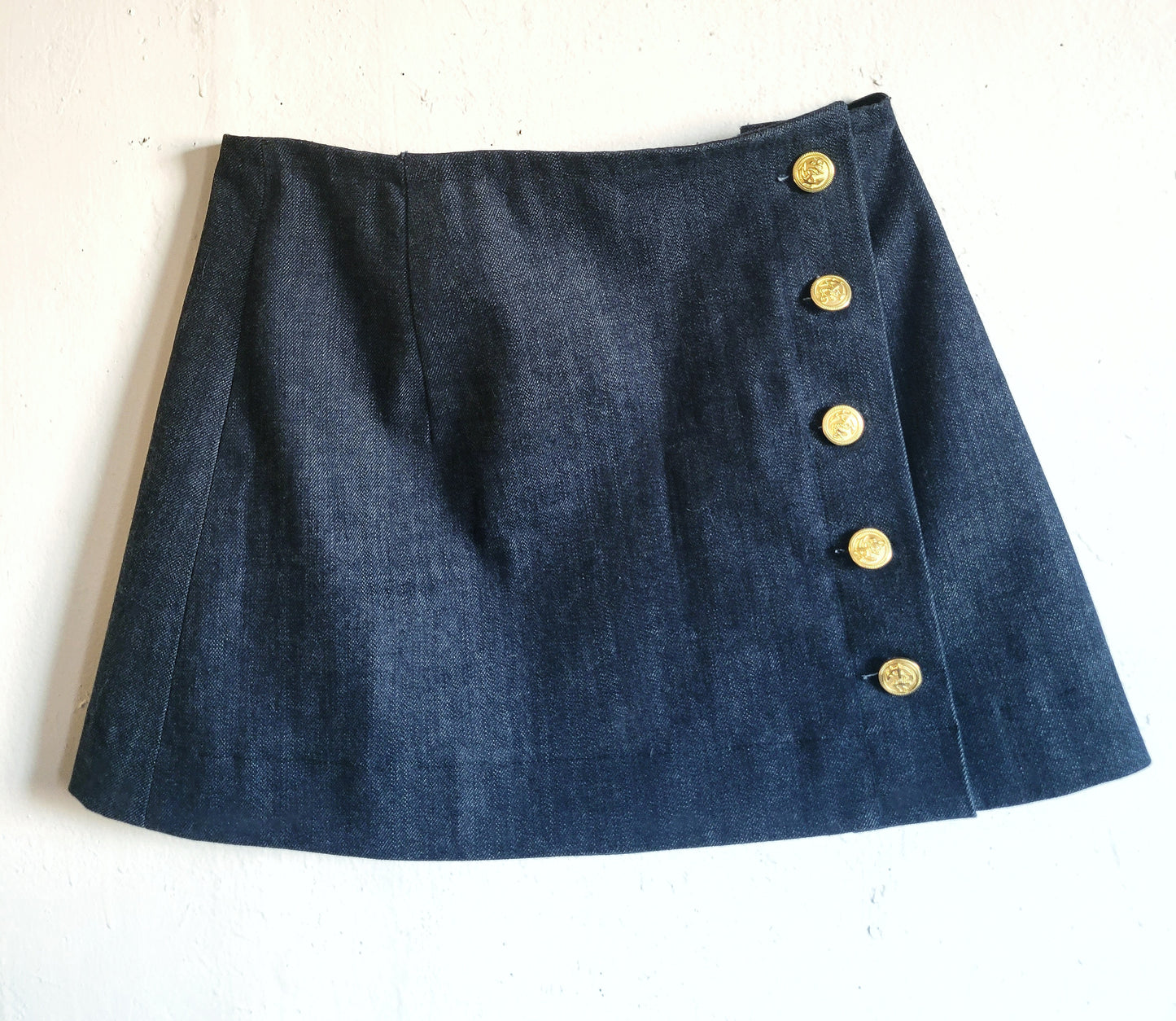 Denim Mini Skirt, Navy Blue Mini Skirt, Blue Denim Mini Skirt, Denim Skirt, Made to Order