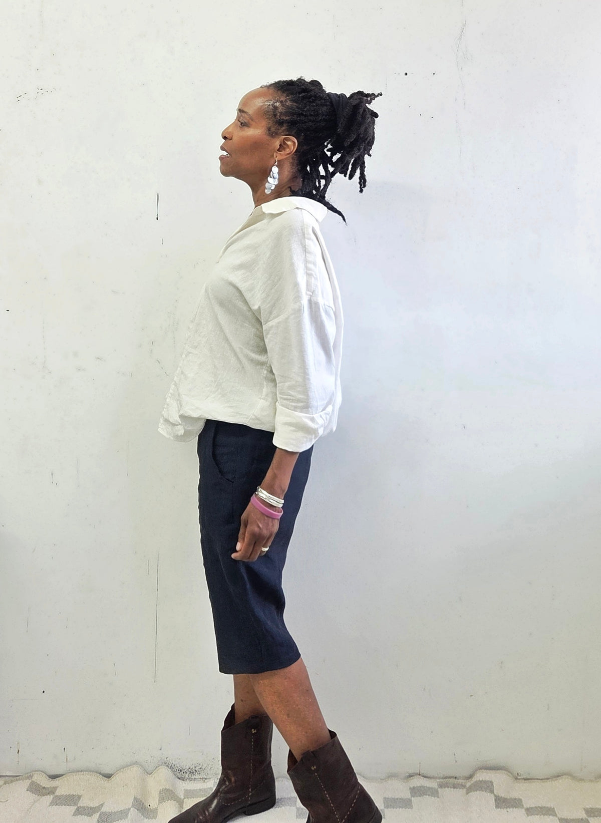 Womens Knee-Length Tailored Shorts