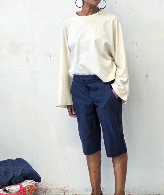 Womens Knee-Length Tailored Shorts