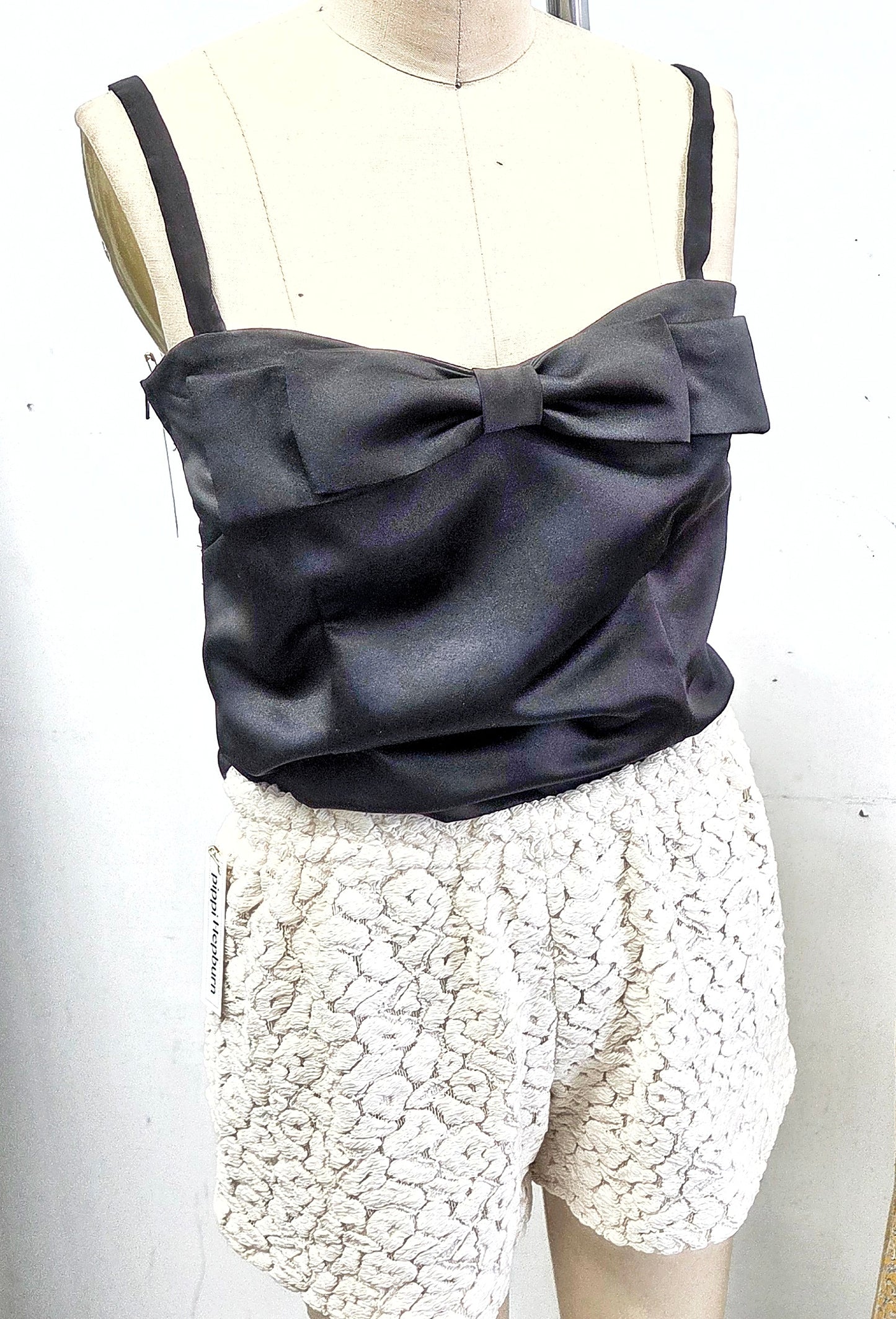 Womens Chic Floral Top, Vintage Inspired Elegant Top with a Bow