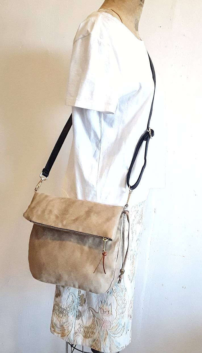 Best Selling Crossbody Bag in Butter Yellow Faux Suede, Vegan Bag, Crossbody Bag in Golden Tan, You Choose the strap!