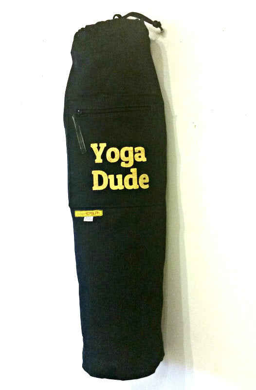 Yoga Dude Bag, Mens Yoga Mat Bag, Boyfriend Gift, Husband Gift, Guys Yoga Mat Bag, Yoga Mat Carrier