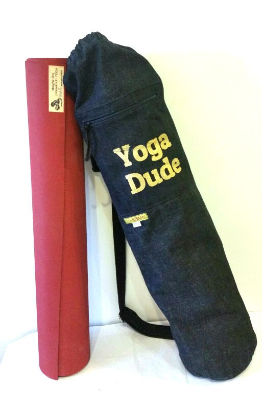 Yoga Dude Bag, Mens Yoga Mat Bag, Boyfriend Gift, Husband Gift, Guys Yoga Mat Bag, Yoga Mat Carrier